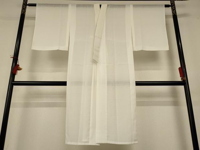 平和屋着物*夏物 長襦袢 絽 白色 洗える着物 AABI0615jd