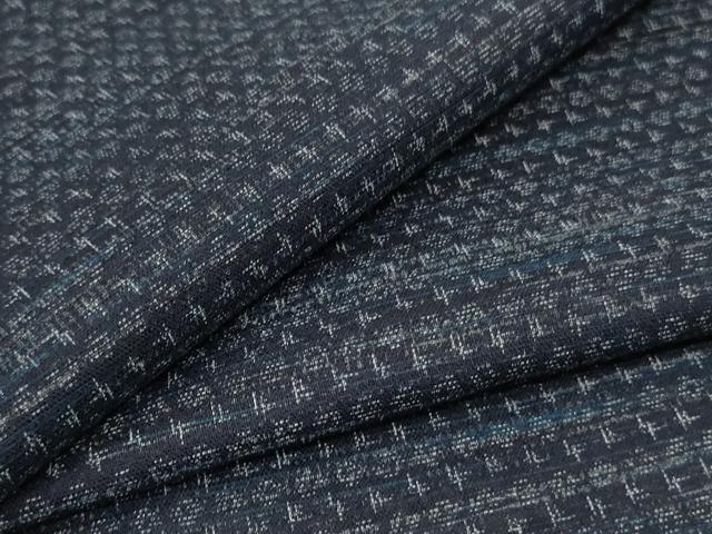 平和屋着物*夏物 男性 小紋 横段文 AABI0625jd