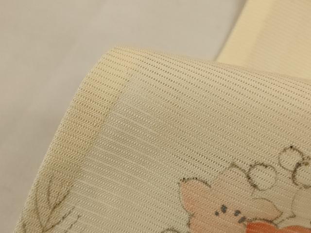 平和屋着物*夏物 小紋 絽 紫陽花 銀彩 正絹 逸品 AABI0633jd