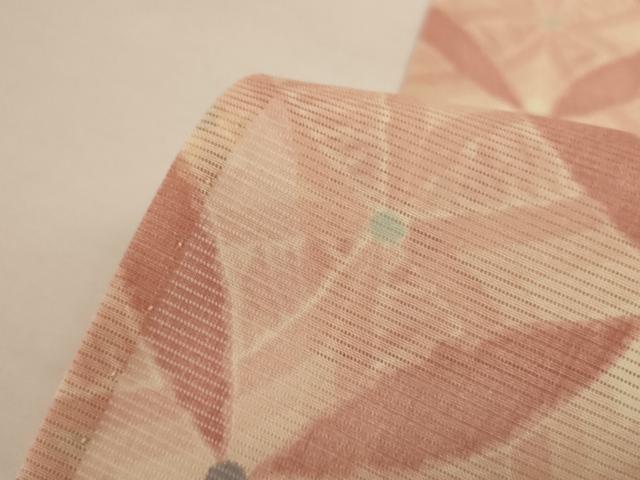 平和屋着物*夏物 小紋 絽 七宝文 正絹 逸品 AABI0634jd