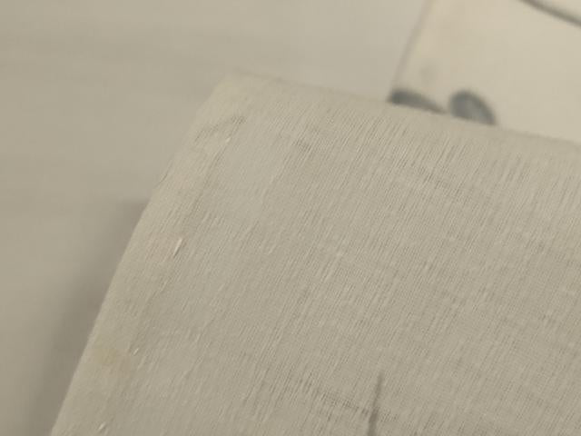 平和屋着物*夏物 小紋 紗 草花文 洗える着物 AABI0647jd