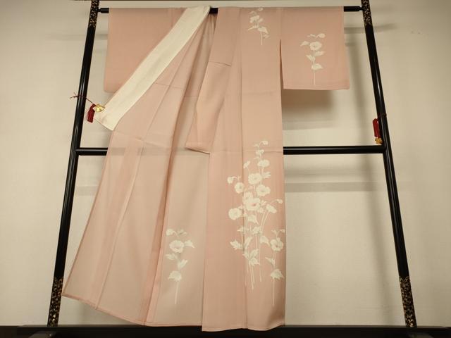 平和屋着物*夏物 訪問着 絽 枝花文 正絹 逸品 AABI0666jd