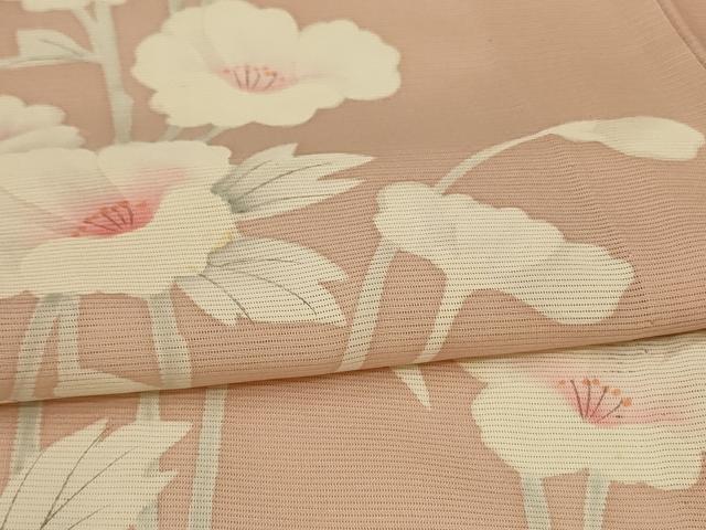 平和屋着物*夏物 訪問着 絽 枝花文 正絹 逸品 AABI0666jd