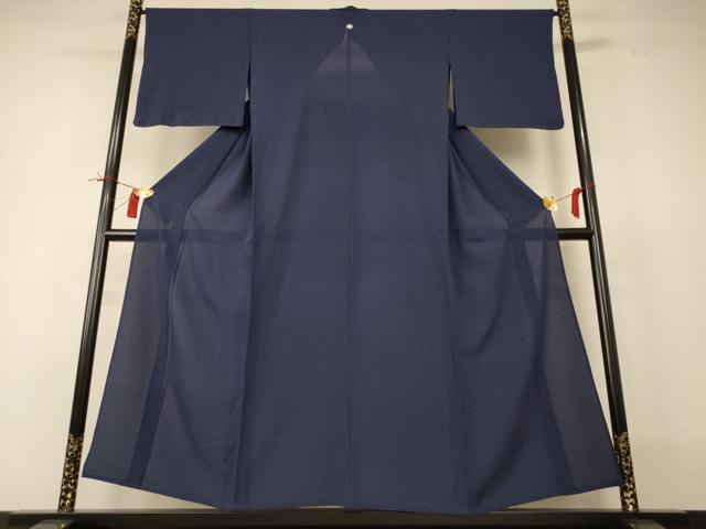 平和屋着物*夏物 色無地 絽 青褐色 正絹 逸品 AABI0687jd