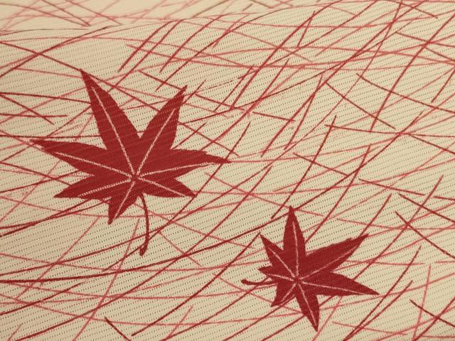 平和屋着物*夏物 小紋 絽 芝楓文 伊勢丹扱い 洗える着物 AABI0697jd