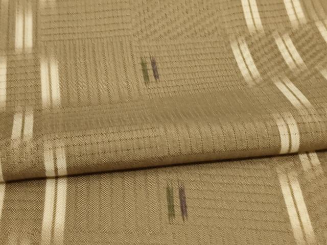 平和屋着物*夏物 小紋 変わり絽 幾何学文様 暈し染め 正絹 逸品 AABI0727jd