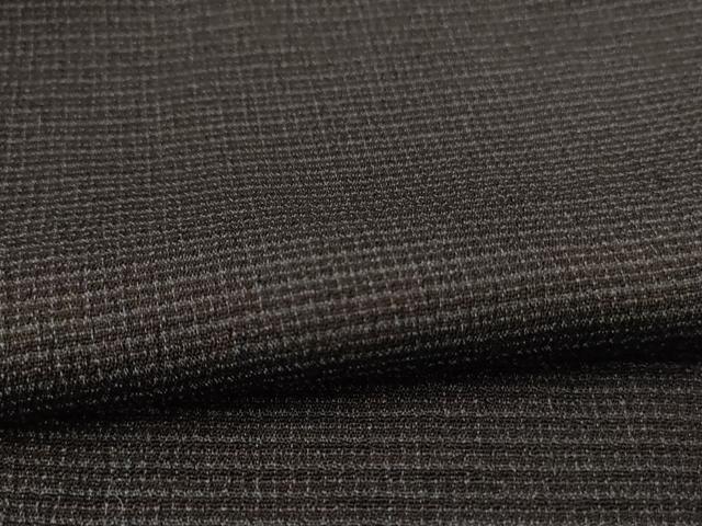 平和屋着物*夏物 男性 お召 横段文 正絹 逸品 AABI0732jd