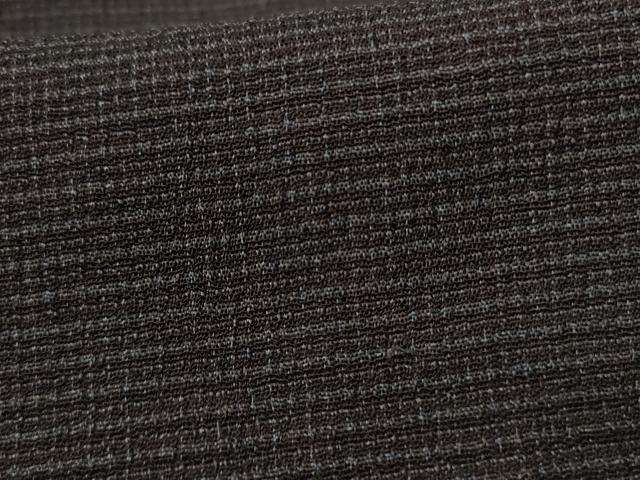 平和屋着物*夏物 男性 お召 横段文 正絹 逸品 AABI0732jd