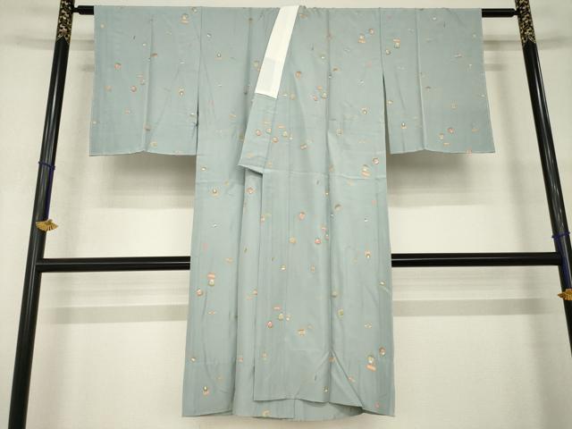 平和屋着物●長襦袢 無双仕立て ひな祭り 正絹 逸品 AABI0779ck