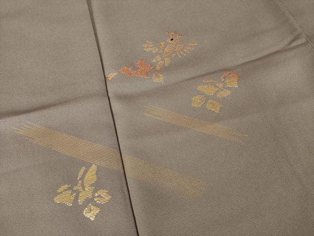 平和屋着物●訪問着 竹屋町刺繍 花鳥文 鈴乃屋扱い 正絹 逸品 AABI0815ck