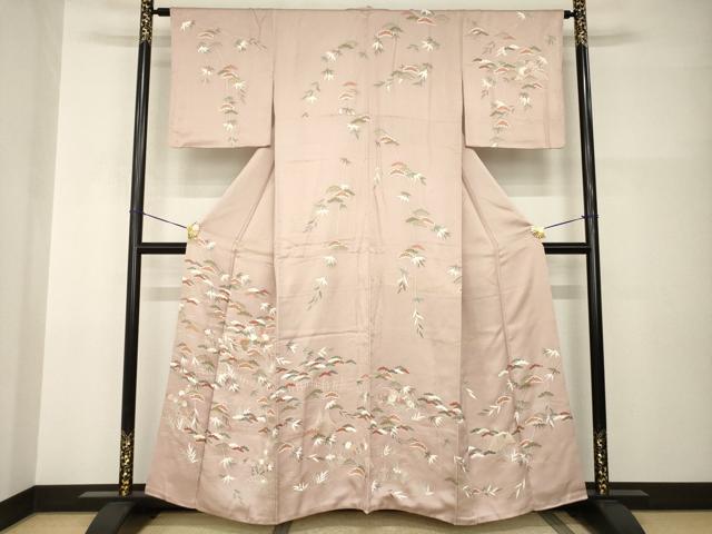 平和屋着物●訪問着 友禅 吉祥文 金彩 正絹 逸品 AABI0817ck