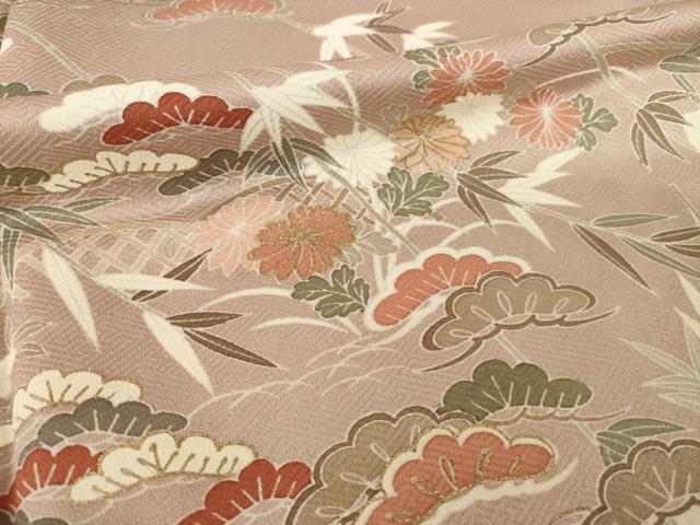 平和屋着物●訪問着 友禅 吉祥文 金彩 正絹 逸品 AABI0817ck