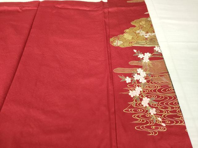 平和屋着物●豪華振袖 飾花文 暈し染め やまと誂製 正絹 逸品 AABI0818ck