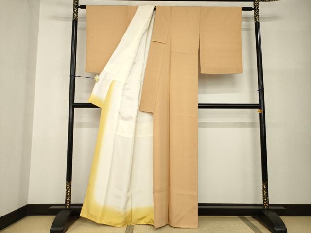 平和屋着物●江戸小紋 縦分銅 正絹 逸品 AABI0829ck