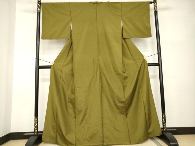 平和屋着物●本場縞大島紬 格子 正絹 逸品 AABI0834ck