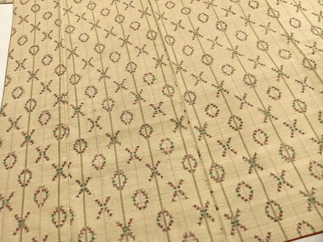 平和屋着物●上質な紬 琉球絣 正絹 逸品 AABI1226fy