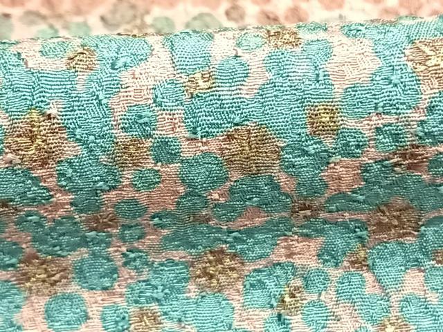 平和屋着物●訪問着 道長花文 ロング丈 正絹 逸品 AABI1241fy
