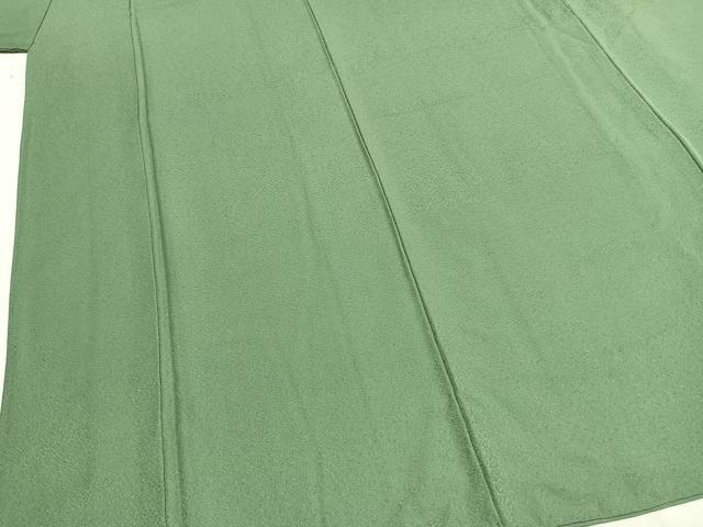 平和屋着物●上質な色無地 柳染色 正絹 逸品 AABI1243fy