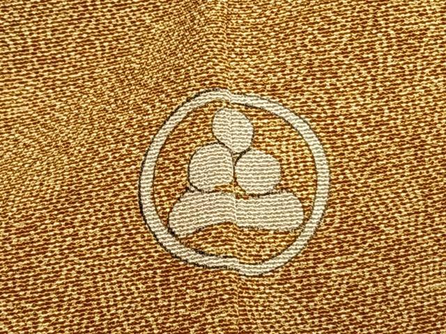 平和屋着物●樋口実 江戸小紋 鶴 亀 三越扱い 正絹 逸品 AABI1245fy