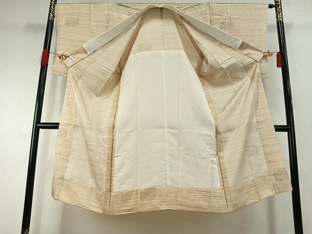 平和屋着物●長襦袢 無双仕立て 花鳥文 やまと誂製 正絹 逸品 AABI1253fy