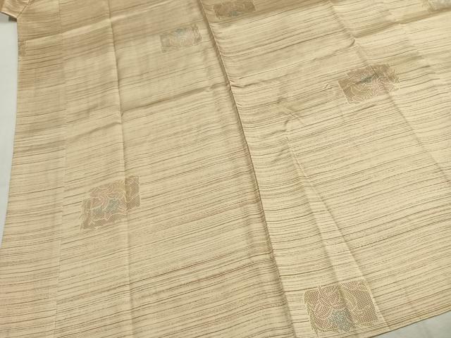 平和屋着物●長襦袢 無双仕立て 花鳥文 やまと誂製 正絹 逸品 AABI1253fy