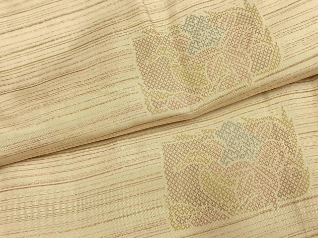 平和屋着物●長襦袢 無双仕立て 花鳥文 やまと誂製 正絹 逸品 AABI1253fy
