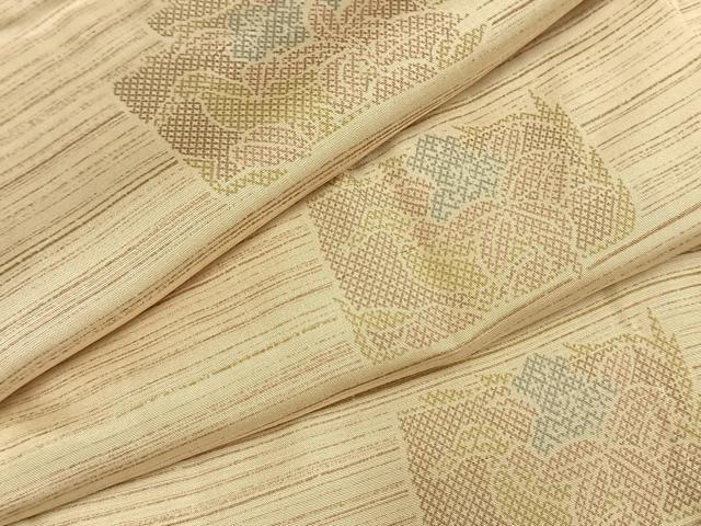 平和屋着物●長襦袢 無双仕立て 花鳥文 やまと誂製 正絹 逸品 AABI1253fy
