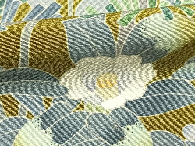 平和屋着物●訪問着 友禅 作家物 枝梅松花文 暈し染め 正絹 逸品 AABI1286fy