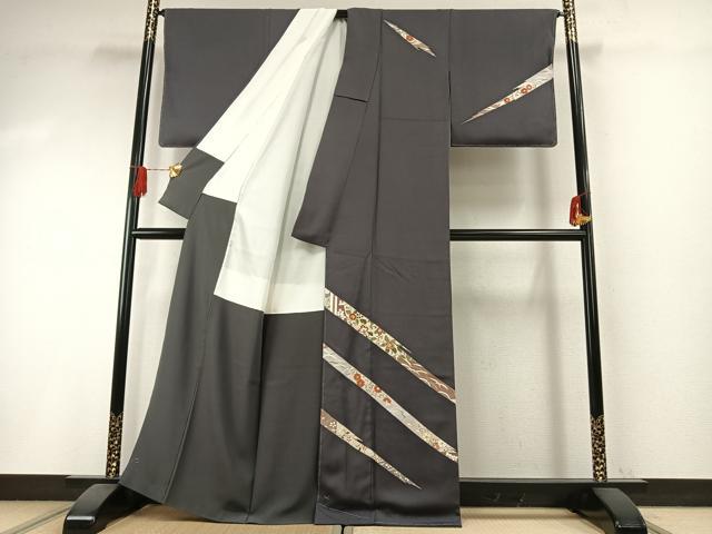平和屋着物●訪問着 友禅 花鳥文 金彩 正絹 逸品 AABI1287fy