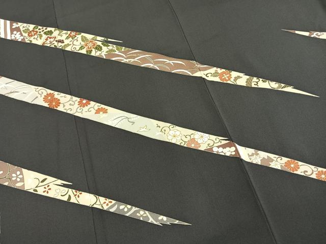 平和屋着物●訪問着 友禅 花鳥文 金彩 正絹 逸品 AABI1287fy