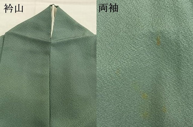 平和屋着物●染色作家 斉藤三才 小紋 霞文 暈し染め さが美扱い 正絹 逸品 AABI1308fy