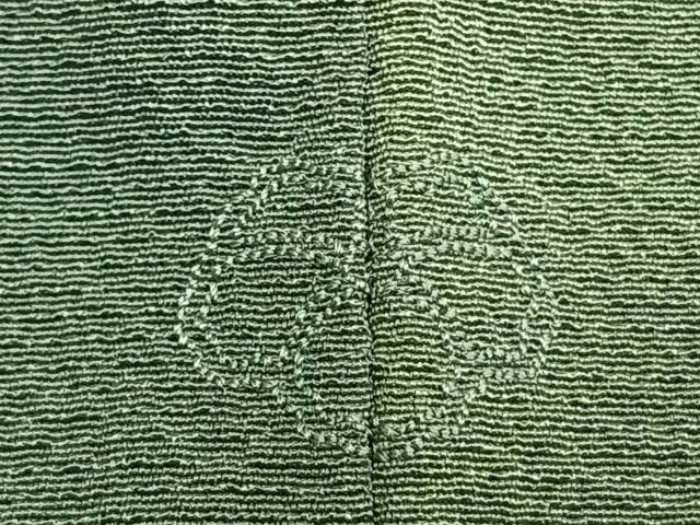 平和屋着物●染色作家 斉藤三才 小紋 霞文 暈し染め さが美扱い 正絹 逸品 AABI1308fy