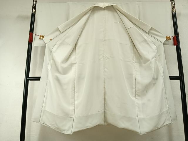 平和屋着物●本加賀友禅作家 内嶋さつき 長襦袢 袷 手描き 草花文 さが美扱い 正絹 逸品 AABI1312fy
