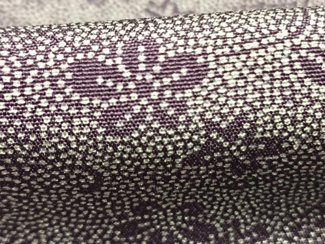 平和屋着物●江戸小紋 間道 正絹 逸品 AABI1318fy