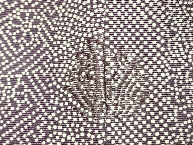 平和屋着物●江戸小紋 間道 正絹 逸品 AABI1318fy