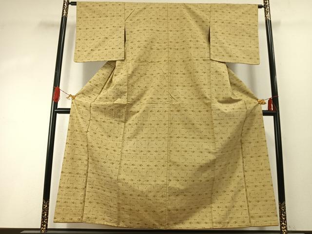 平和屋着物●上質な紬 飛鳥文 正絹 逸品 AABI1342fy