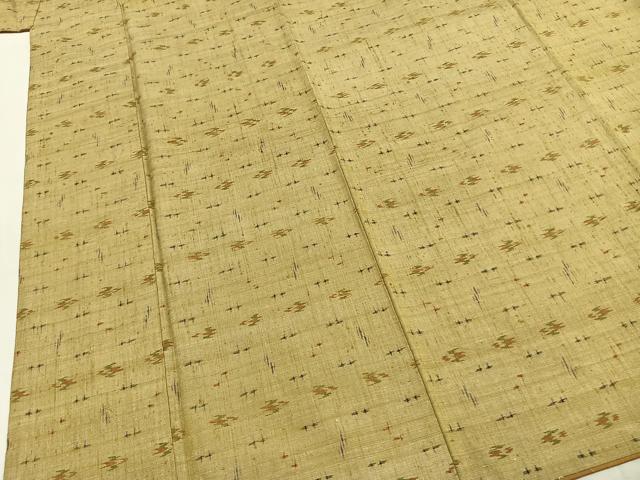 平和屋着物●上質な紬 飛鳥文 正絹 逸品 AABI1342fy