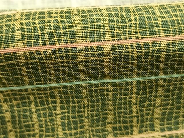 平和屋着物●本場大島紬 染大島 訪問着 色紙文 正絹 逸品 AABI1353fy