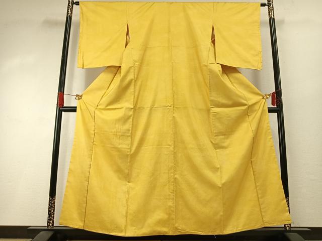 平和屋着物●本場大島紬 染大島 江戸小紋 作家物 扇面花文 正絹 逸品 AABI1358fy