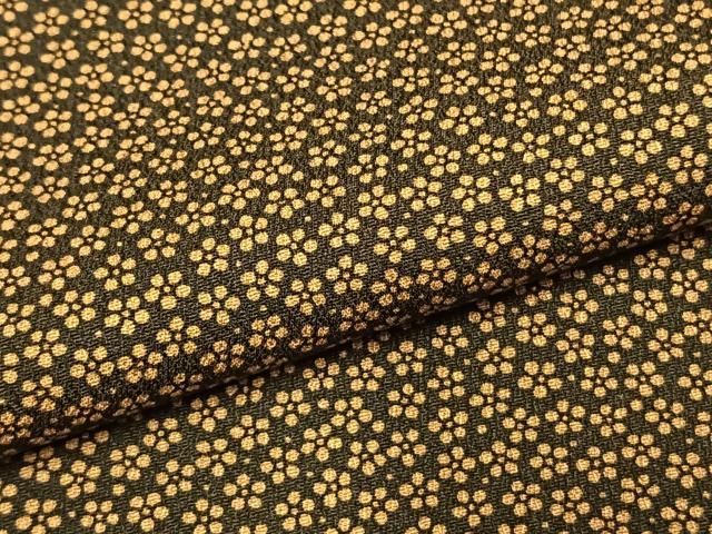 平和屋着物●染色作家 斉藤三才 小紋 花尽くし 正絹 逸品 未使用 AABI1361fy