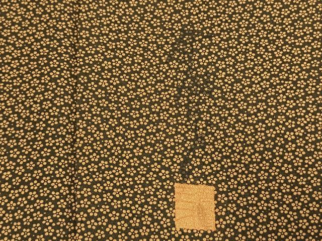 平和屋着物●染色作家 斉藤三才 小紋 花尽くし 正絹 逸品 未使用 AABI1361fy