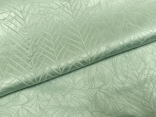 平和屋着物●無地絵羽訪問着 樹林地紋 青磁鼠色 正絹 逸品 AABI1412fy
