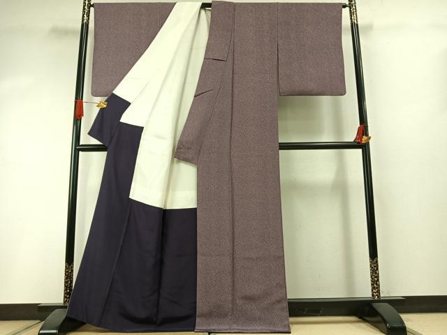 平和屋着物●江戸小紋 吉祥文 正絹 逸品 AABI1419fy