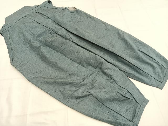 平和屋着物●男性 野袴 霞文 正絹 逸品 AABI1453fy