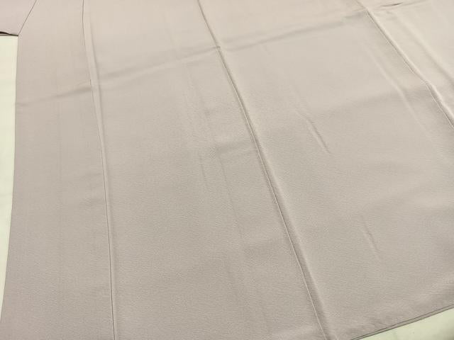 平和屋着物●上質な色無地 鴇鼠色 正絹 逸品 AABI1460fy