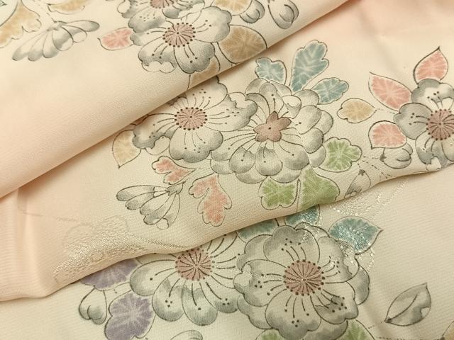 平和屋着物●長襦袢 無双仕立て 辻が花 暈し染め 正絹 逸品 未使用 AABI1466fy