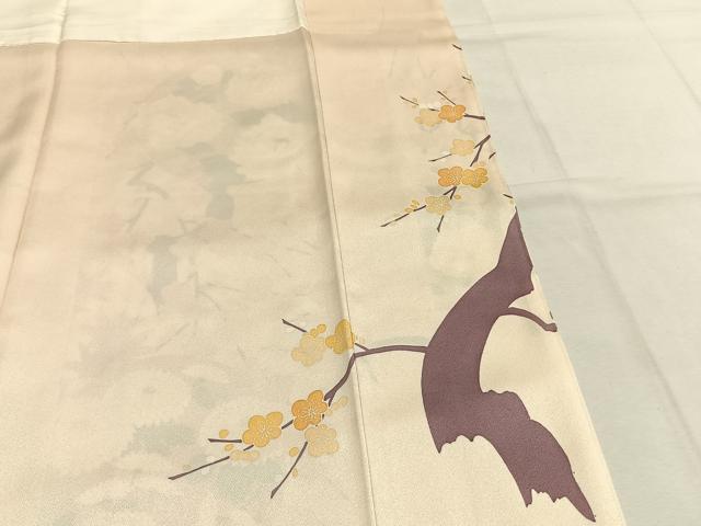 平和屋着物●訪問着 友禅 作家物 刺繍 花丸文 正絹 逸品 AABI1469fy
