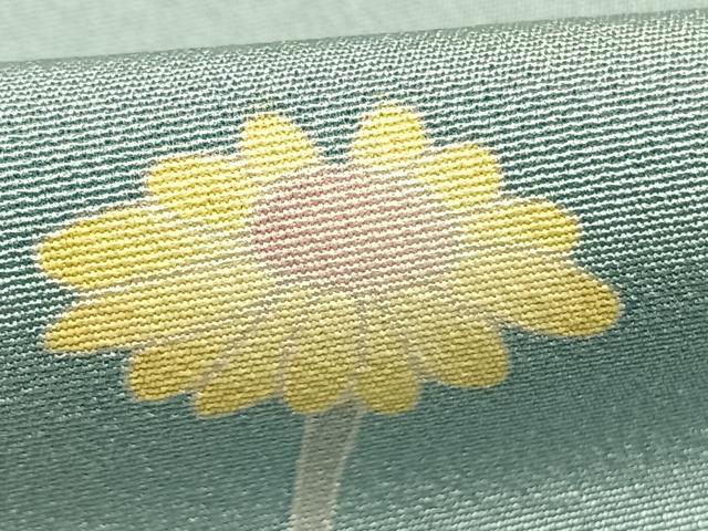 平和屋着物●訪問着 友禅 草花文 暈し染め 正絹 逸品 AABI1479fy