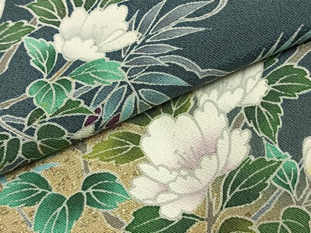 平和屋着物●訪問着 枝花文 暈し染め 金彩 正絹 逸品 AABI1480fy
