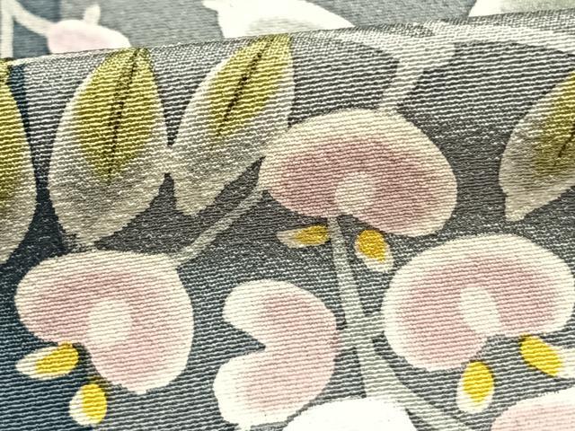 平和屋着物●訪問着 草花文 正絹 逸品 AABI1483fy